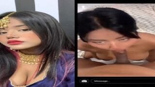 Nepali big boobs girl boob press blowjob